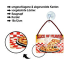 Blechschild ''Slice of Heaven'' 18x12cm