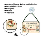 Blechschild ''Liaba gescheid greislig ois schee bled!'' 18x12cm