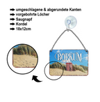 Tin sign "Borkum" 18x12cm