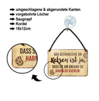 Blechschild ''Das gefährliche an Keksen ist ja.. harmlos gucken'' 18x12cm