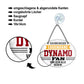 Blechschild  ''Ich bin dieser legendäre Dynamo Fan'' 18x14cm