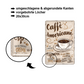 Blechschild ''Caffe Americano'' 20x30cm