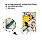 Blechschild ''Take Care - Stay Healthy'' 20x30cm