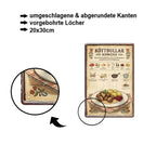 Blechschild ''Köttbullar Schweden'' 20x30cm