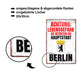 Blechschild ''Achtung Lebensgefahr Berlin'' 20x30cm