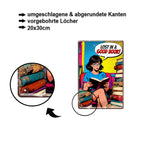 Blechschild ''Lost in a Good Book'' 20x30cm