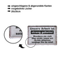 Blechschild ''Unsere Arbeit ist streng geheim'' 20x30cm