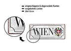Blechschild ''Wien'' 28x12cm