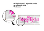 Blechschild ''MeisterKöchin'' 28x12cm