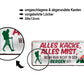 Blechschild ''Alles Kacke alles Mist Berge'' 28x12cm