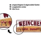 Blechschild ''Weinchen geht immer!'' 28x12cm