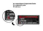 Blechschild ''Beziehungsstatus Ich geh saufen'' 28x12cm
