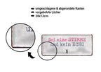 Blechschild ''Sei eine Stimme und kein Echo'' 28x12cm
