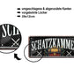 Blechschild ''Schatzkammer'' 28x12cm