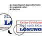 Blechschild ''Keine Probleme sind auch keine Lösung'' 28x12cm