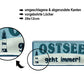 Blechschild ''Ostsee geht immer!'' 28x12cm