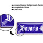 Blechschild ''Bavaria'' 28x12cm