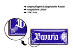 Blechschild ''Bavaria'' 28x12cm