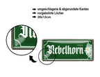 Blechschild ''Nebelhorn (braun)'' 28x12cm