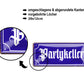 Blechschild ''Partykeller'' 28x12cm