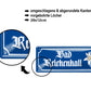Blechschild ''Bad Reichenhall'' 28x12cm