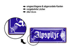 Blechschild ''Alpspitze'' 28x12cm