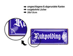 Blechschild ''Ruhrpolding'' 28x12cm