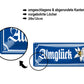 Blechschild ''Almglück'' 28x12cm
