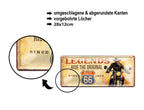 Blechschild ''Legends ride the original Route 66'' 28x12cm