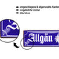 Blechschild ''Allgäu'' 28x12cm