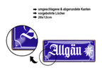 Blechschild ''Allgäu'' 28x12cm