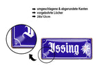 Blechschild ''Issing'' 28x12cm