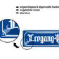 Blechschild ''Leogang'' 28x12cm