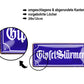 Blechschild ''Gipfel Stürmer'' 28x12cm