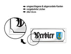 Blechschild ''Verbier (wappen)''28x12cm
