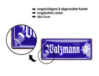 Blechschild ''Watzmann (blau)'' 28x12cm