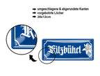 Blechschild ''Kitzbühel'' 28x12cm