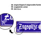 Blechschild ''Zugspitze'' 28x12cm