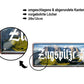 Blechschild ''Zugspitze'' 28x12cm