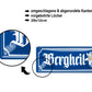 Blechschild ''Bergheil'' 28x12cm