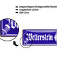 Blechschild ''Wetterstein'' 28x12cm