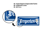 Blechschild ''Bergverliebt'' 28x12cm