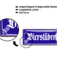 Blechschild ''Bierstüberl'' 28x12cm