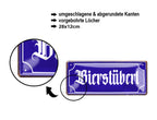 Blechschild ''Bierstüberl'' 28x12cm