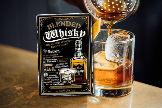 Blechschild ''Blended Whiskey'' 20x30cm