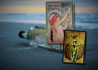 Tin sign "Absinthe (woman over cup)" 20x30cm