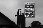 Blechschild ''Studieren kann jeder Schornsteinfeger'' 20x30cm
