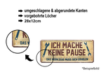 Blechschild ''Salon für höchste&allerhöchste Herrschaften'' 28x12cm
