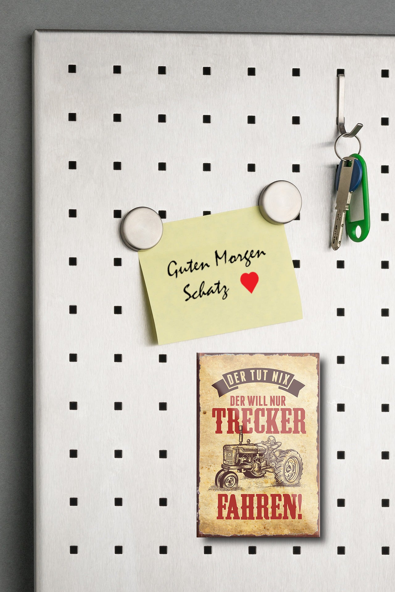 Magnet ''Der tut nix, der will nur Trecker fahren'' 9x6x0,3cm