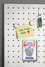 Magnet ''Rostock Fan'' 9x6x0,3cm